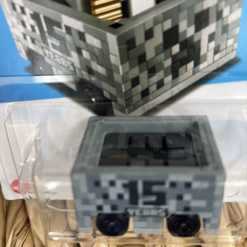 Hot Wheels Minecraft Minecart Hotwheels 15 Year Anniversary Video Game Car New